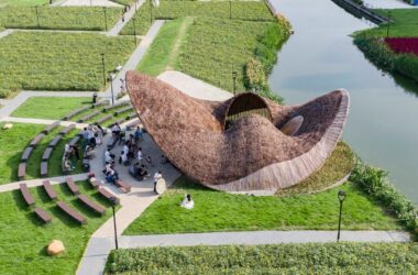 BIM Architecture: Huahai Bamboo Pavilion and City Park Acupuncture & Moxibustion Renewal by Vertical Beam Club & South China University of Technology School of Architecture-BIM WORLD
