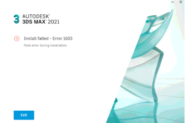 BIM Tips: How to Fix Fatal Error 1603 During 3ds Max Installation-BIM WORLD
