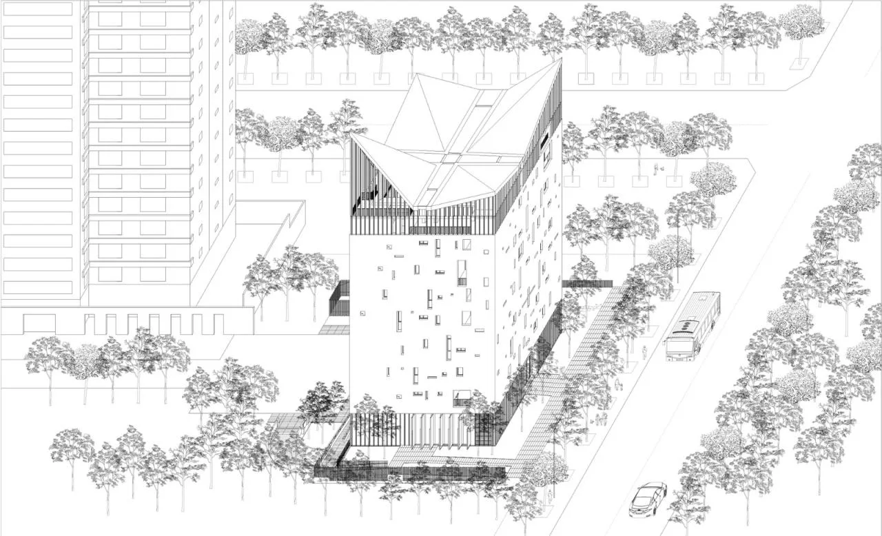 BIM Architecture | Vertical Church, Tamkang Church/Behet Bondzio Lin Architekten