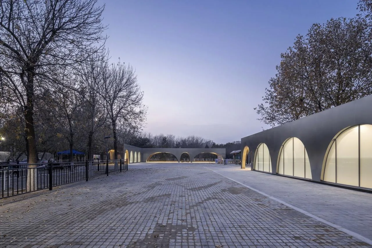 BIM Architecture | Beijing Olympic Forest Park Runner Service Station/TEMP Architectural Design Studio