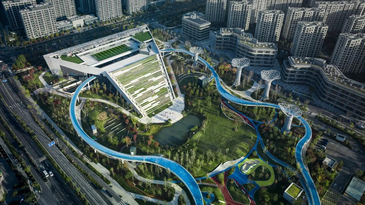 BIM Architecture | Running on Clouds: Hangzhou Li Ning Sports Park Phase I Project/Botao Architecture