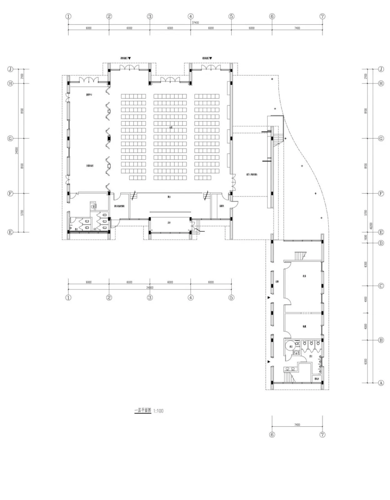 BIM Architecture | Xiaowufen Village Cultural Hall/Garden Architecture Landscape