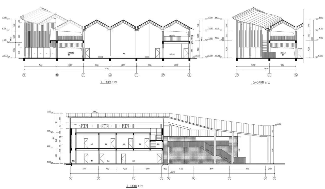 BIM Architecture | Xiaowufen Village Cultural Hall/Garden Architecture Landscape