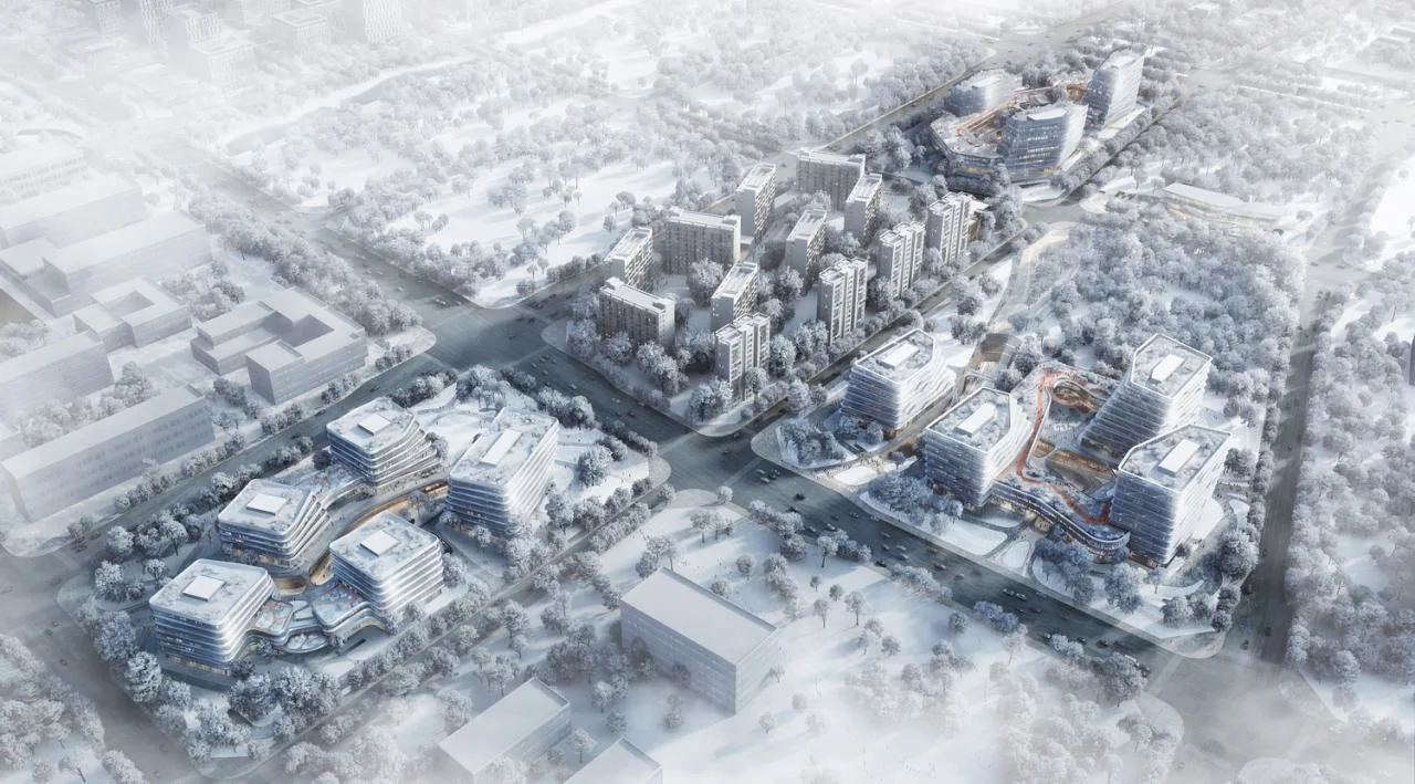 BIM Architecture | Xishan Zhigu - Beijing Collaborative Innovation Park/CAA Architecture Firm