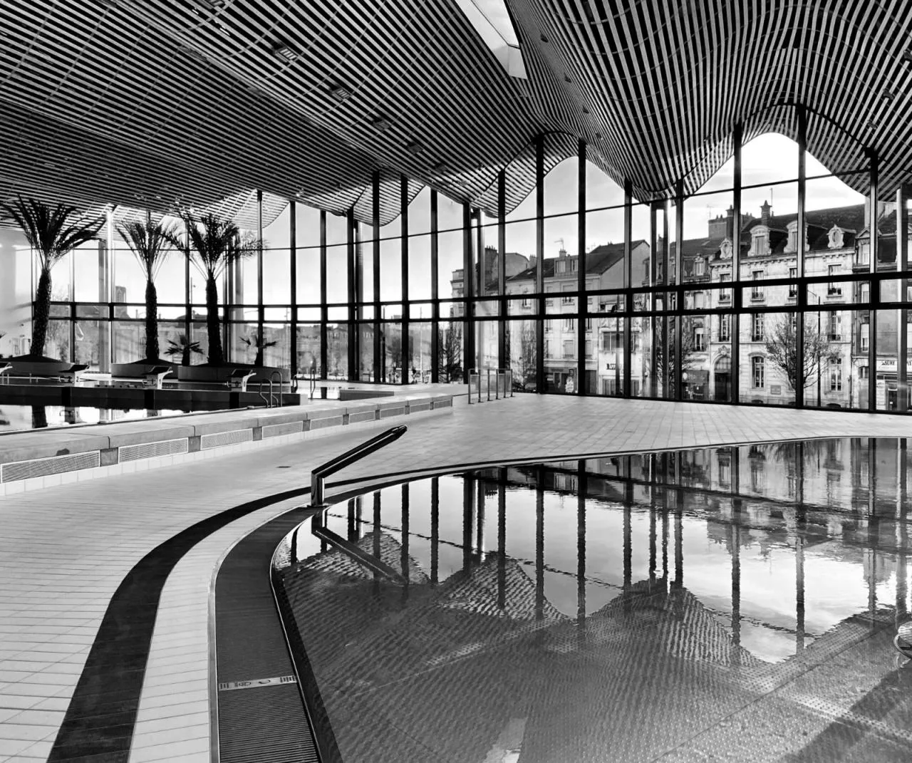 BIM Architecture | Wavy Roofing, UCPA Grand Lance Stadium/Marc Mimram