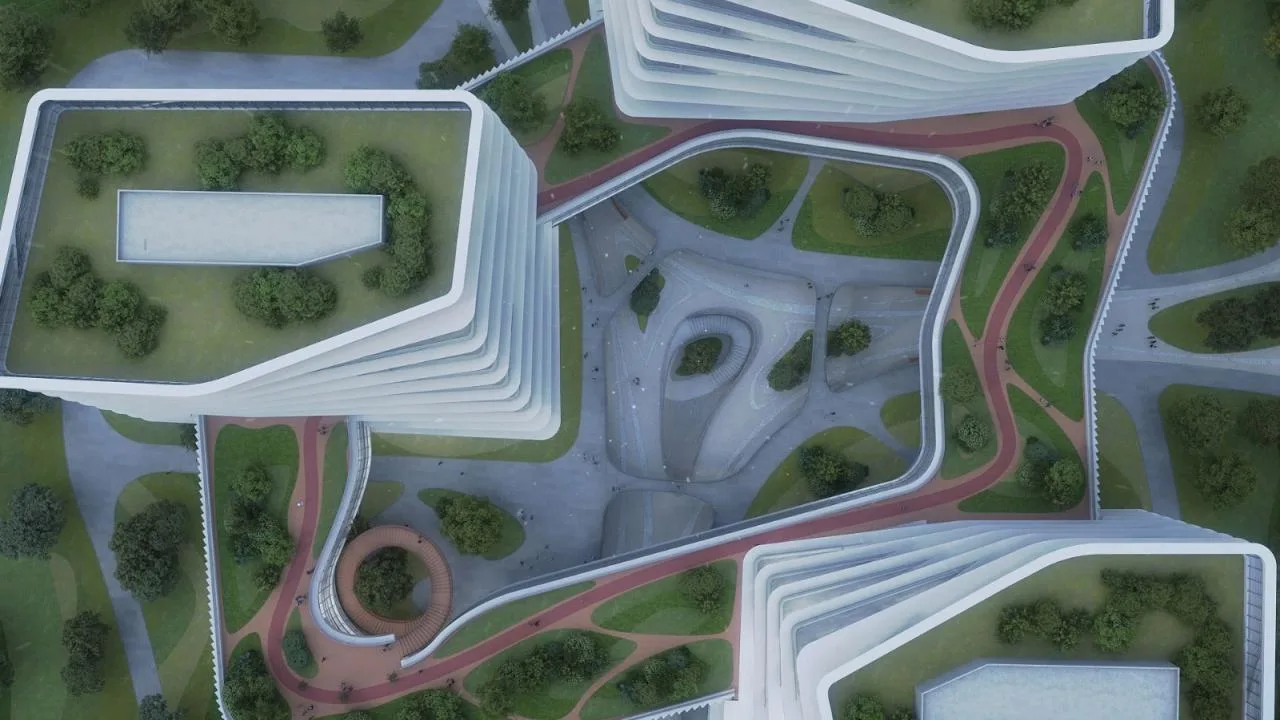 BIM Architecture | Xishan Zhigu - Beijing Collaborative Innovation Park/CAA Architecture Firm