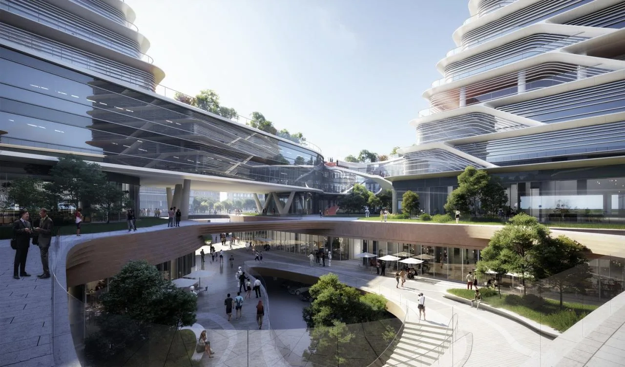 BIM Architecture | Xishan Zhigu - Beijing Collaborative Innovation Park/CAA Architecture Firm