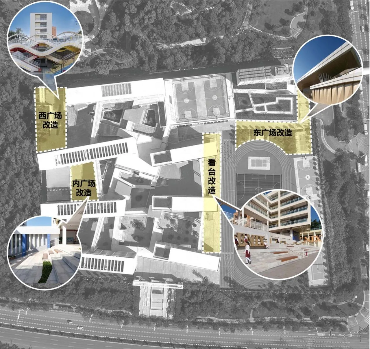 BIM Architecture | Space Renovation of Phoenix School in Guangming District, Shenzhen/Architectural Design by Tongji University in Shenzhen