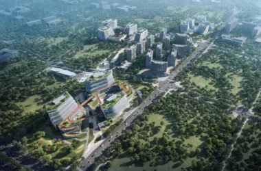 BIM Architecture at Xishan Zhigu: Beijing Collaborative Innovation Park by CAA Architects-BIM WORLD