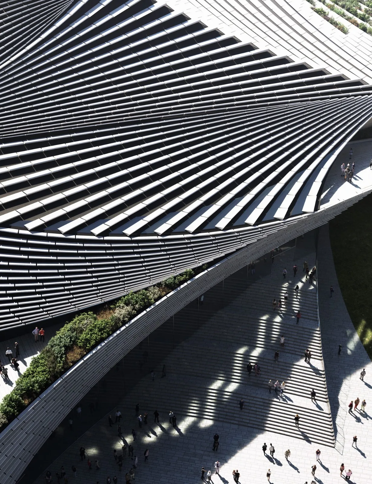 BIM Architecture | Ceramic Layers, Competition Proposal for 'CAMERIMAGE European Film Center' by Kengo Kuma