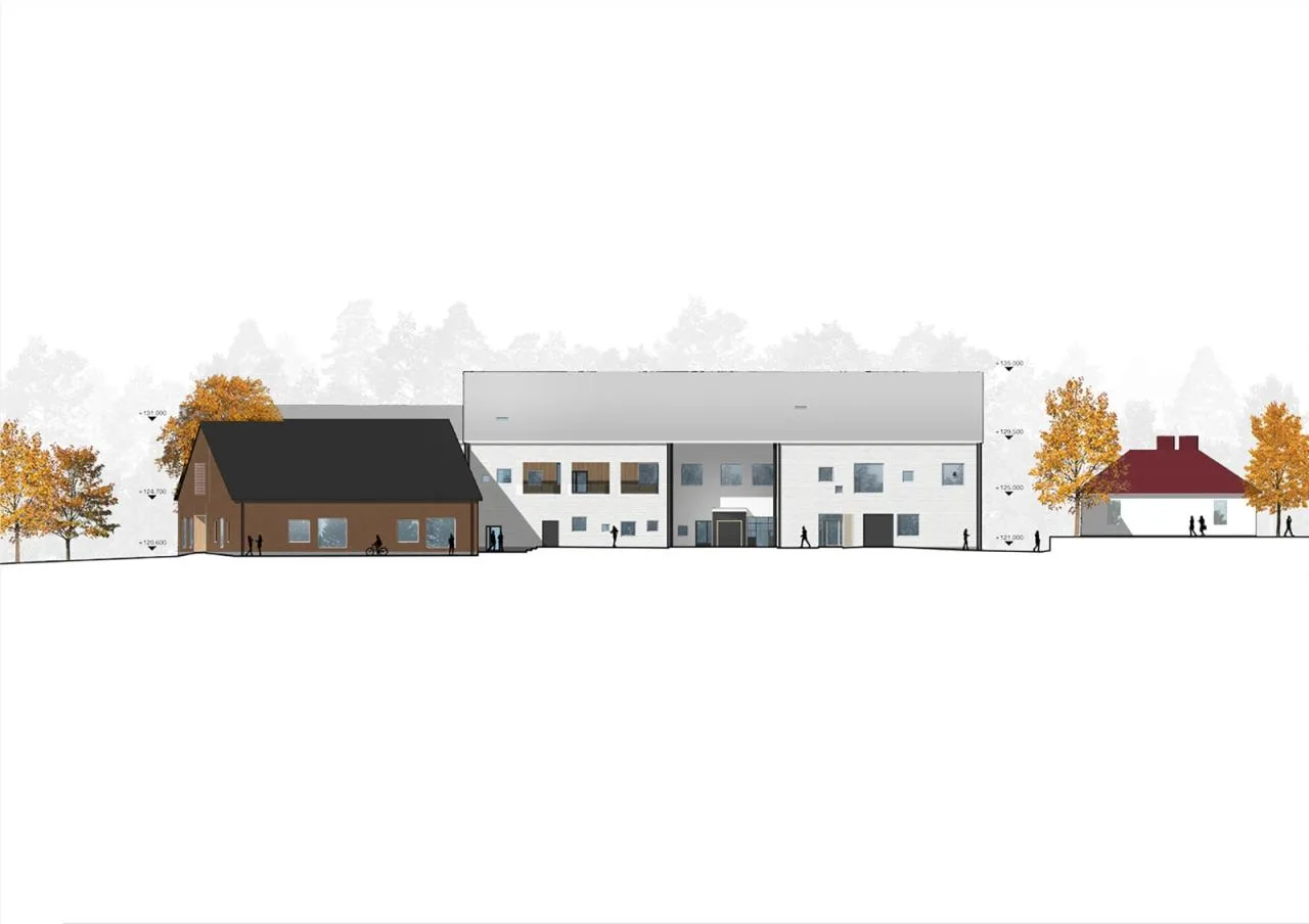 BIM Architecture | Hankasalmi School/Parviainen Architects