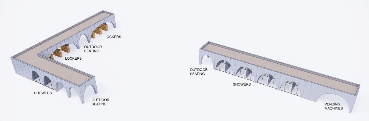 BIM Architecture | Beijing Olympic Forest Park Runner Service Station/TEMP Architectural Design Studio