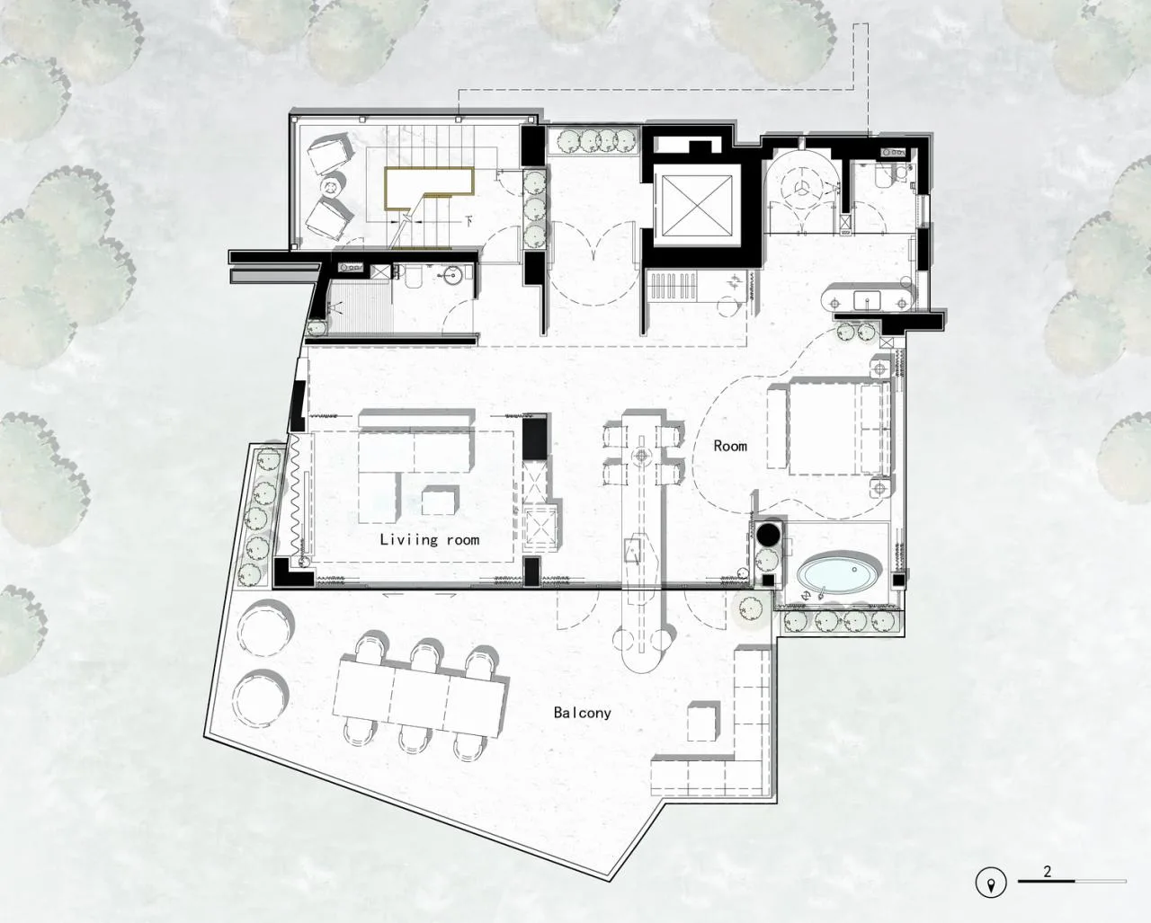 BIM Architecture | 'Breath of the Sea' Dali Green Half Mountain Hotel Renovation Design/Ordinary Design