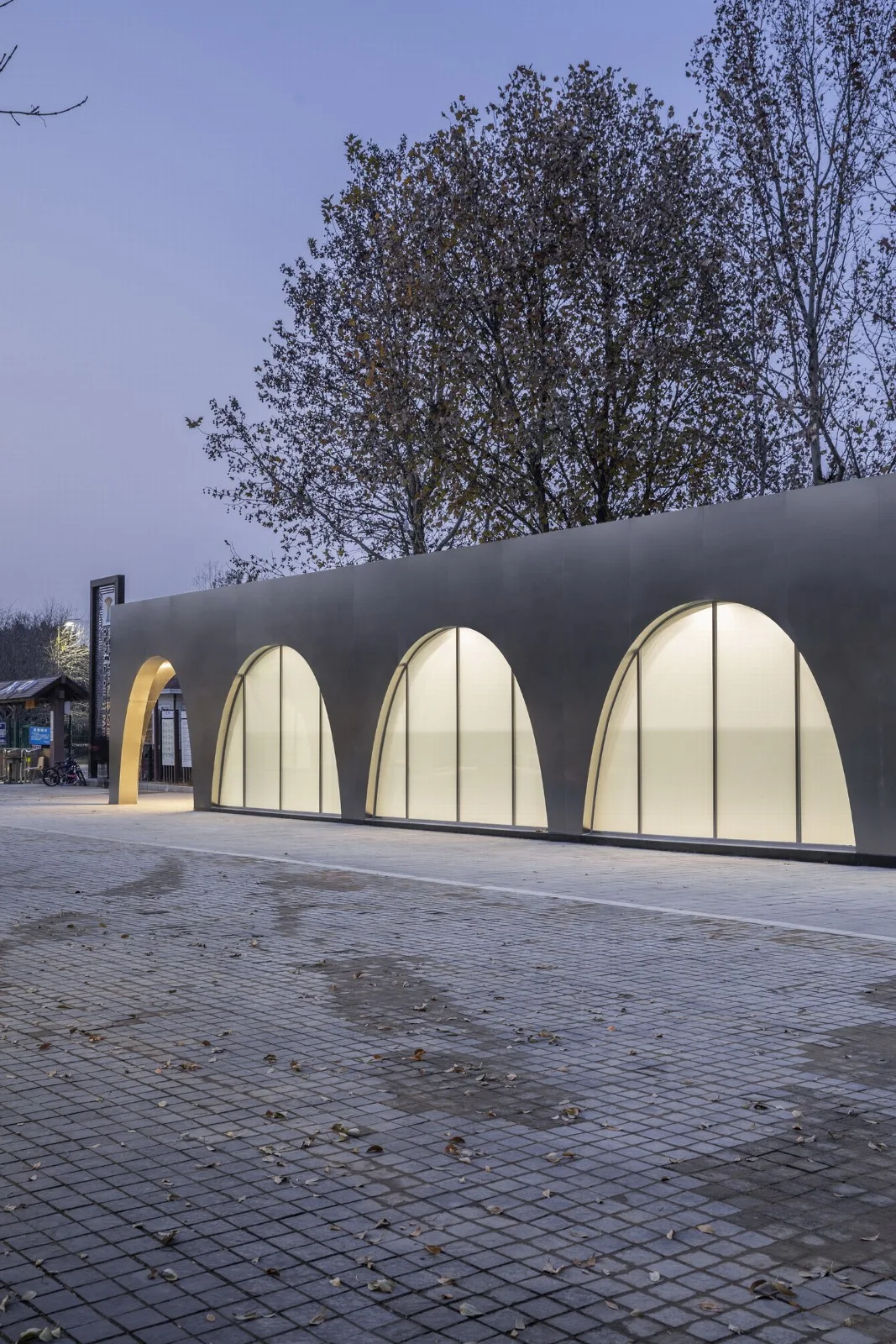 BIM Architecture | Beijing Olympic Forest Park Runner Service Station/TEMP Architectural Design Studio