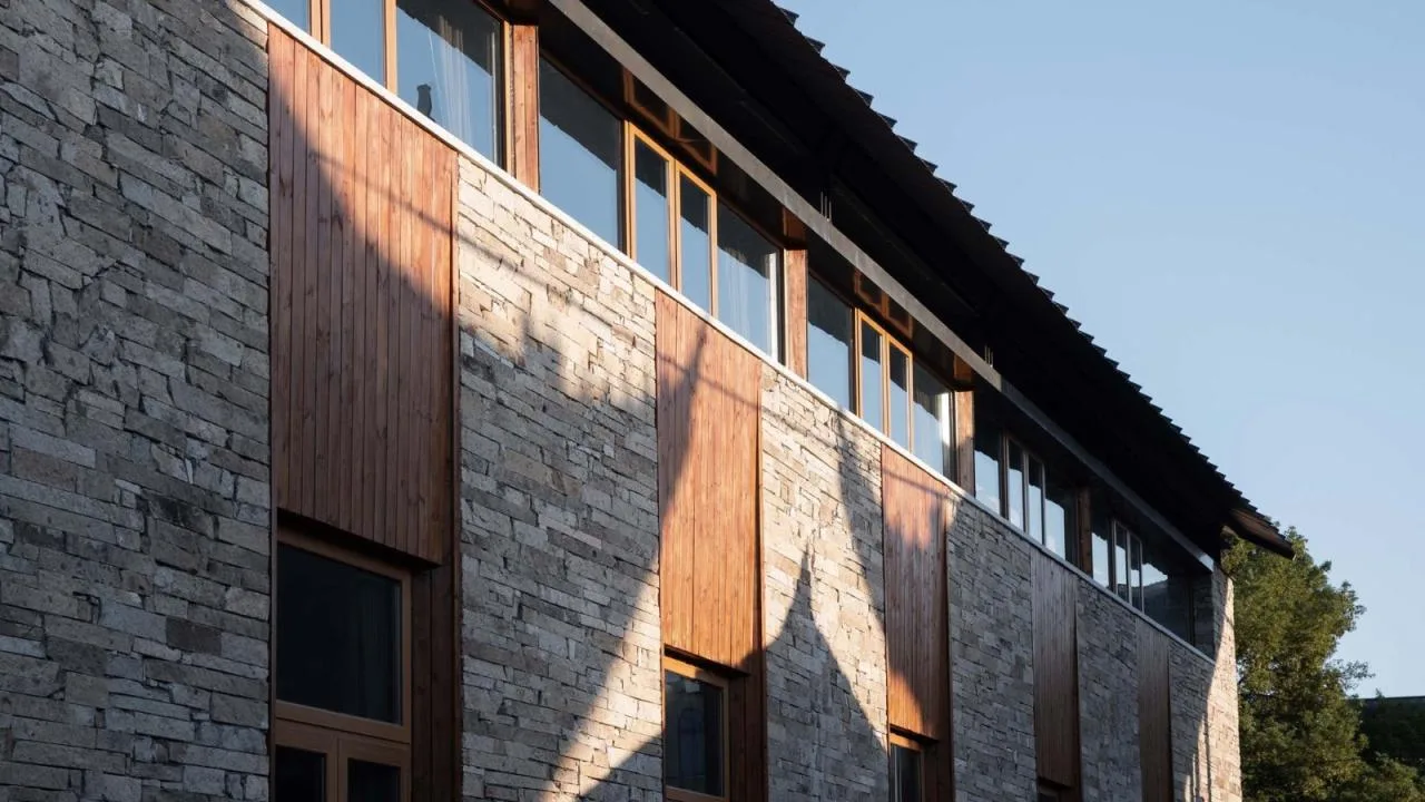 BIM Architecture | Xiaowufen Village Cultural Hall/Garden Architecture Landscape