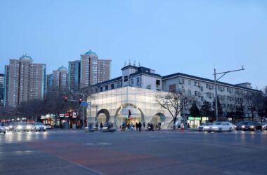 BIM Architecture: Ice Crystal Box Renovation of Asian Games Village Street Office by China Academy of Architectural Design and Research-BIM WORLD