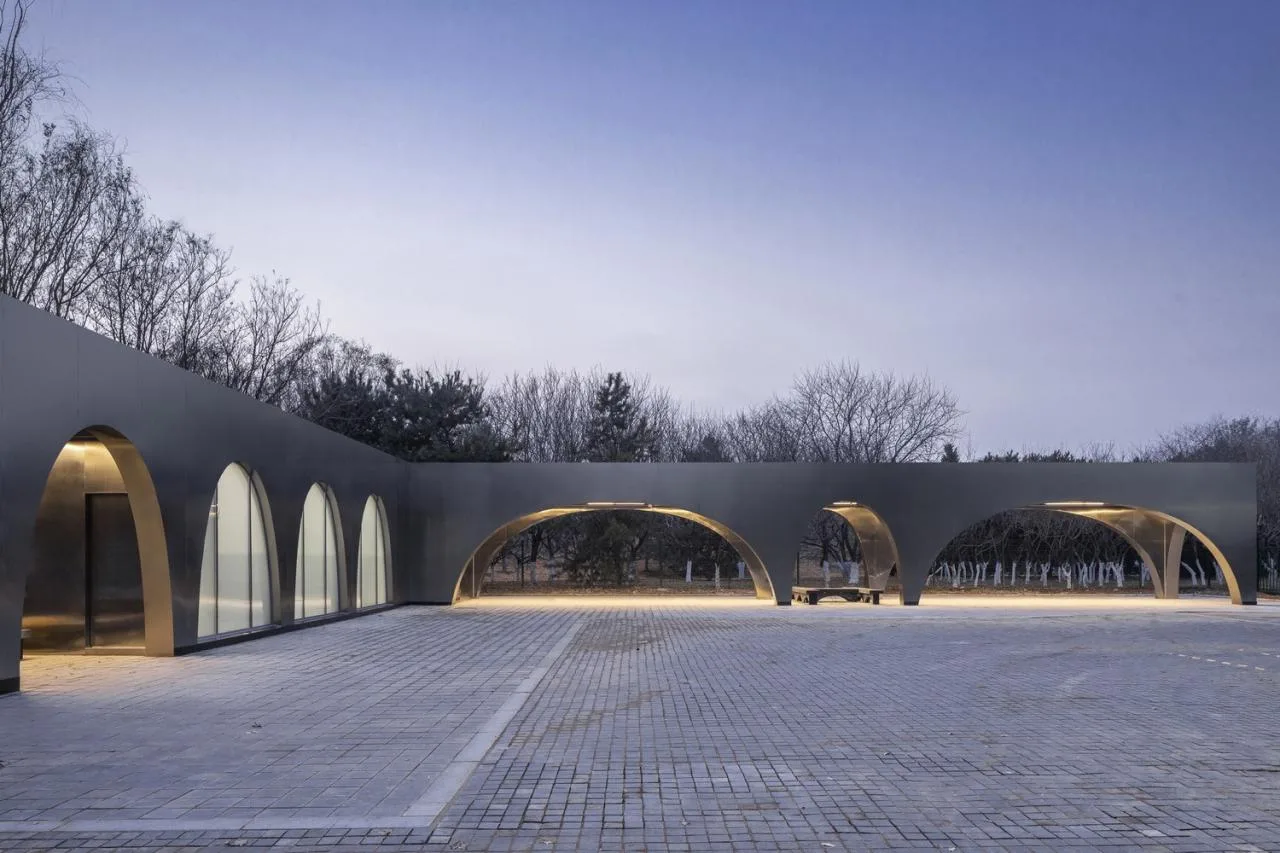 BIM Architecture | Beijing Olympic Forest Park Runner Service Station/TEMP Architectural Design Studio