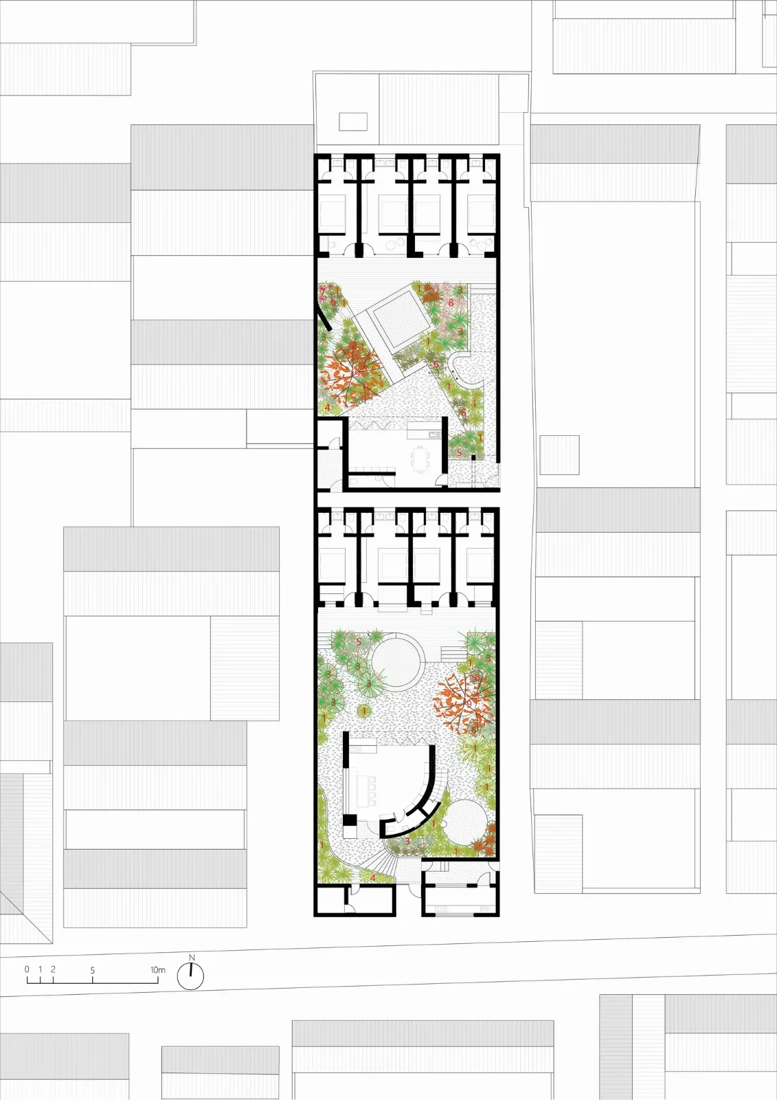 BIM Architecture | Twin Courtyard Homestay/Similar Architecture