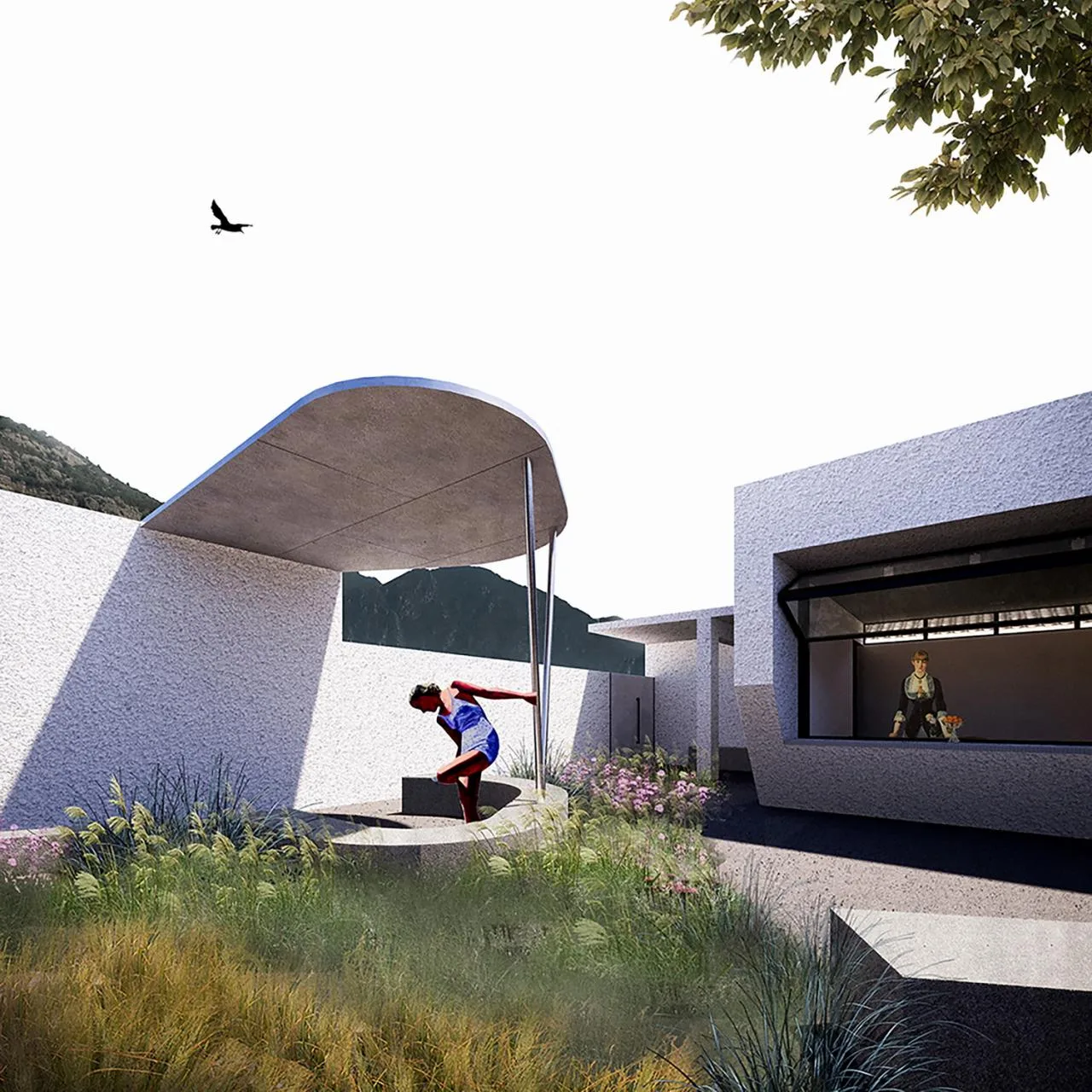 BIM Architecture | Twin Courtyard Homestay/Similar Architecture