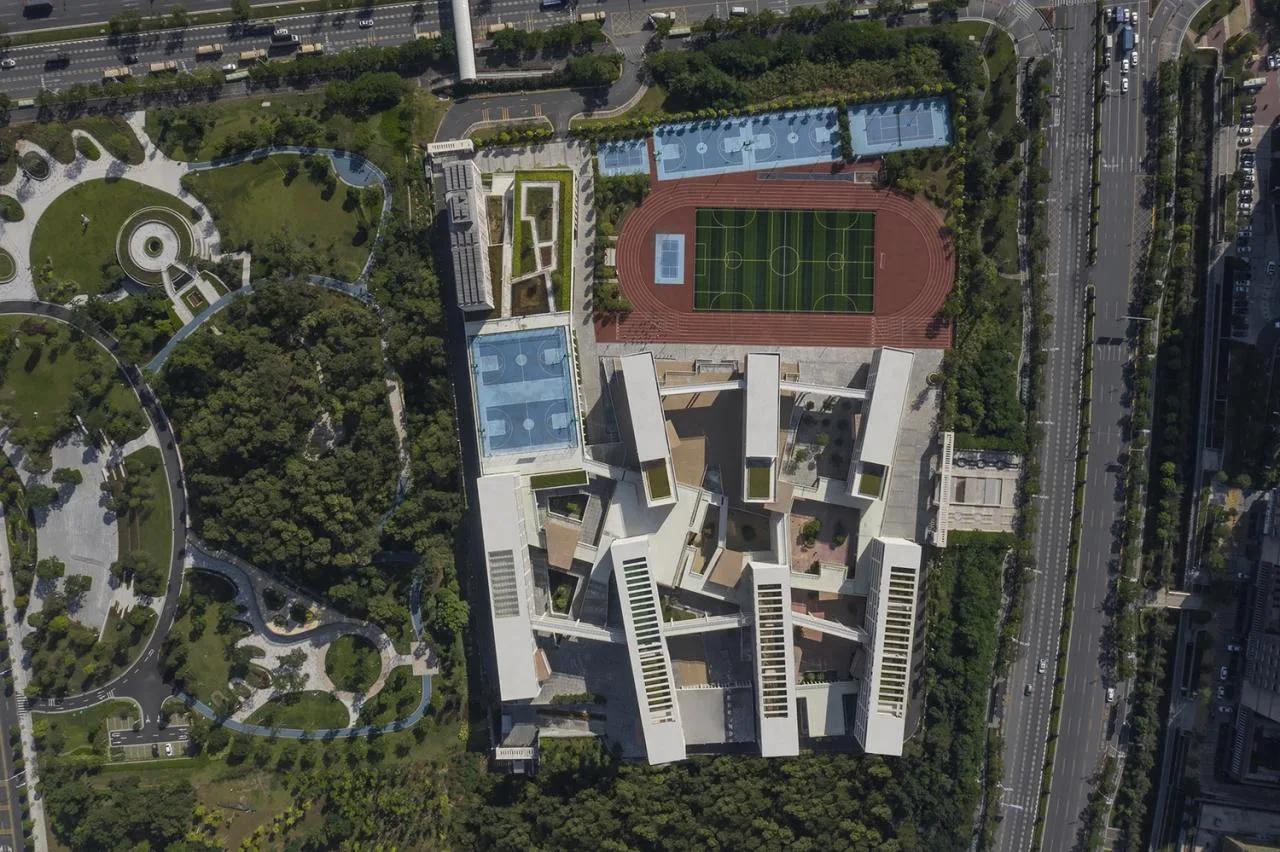 BIM Architecture | Phoenix School in Guangming New District, Shenzhen / 'Zhong Zhong + Zhong Bo Bo' Studio of Shenzhen University Architectural Design and Research Institute