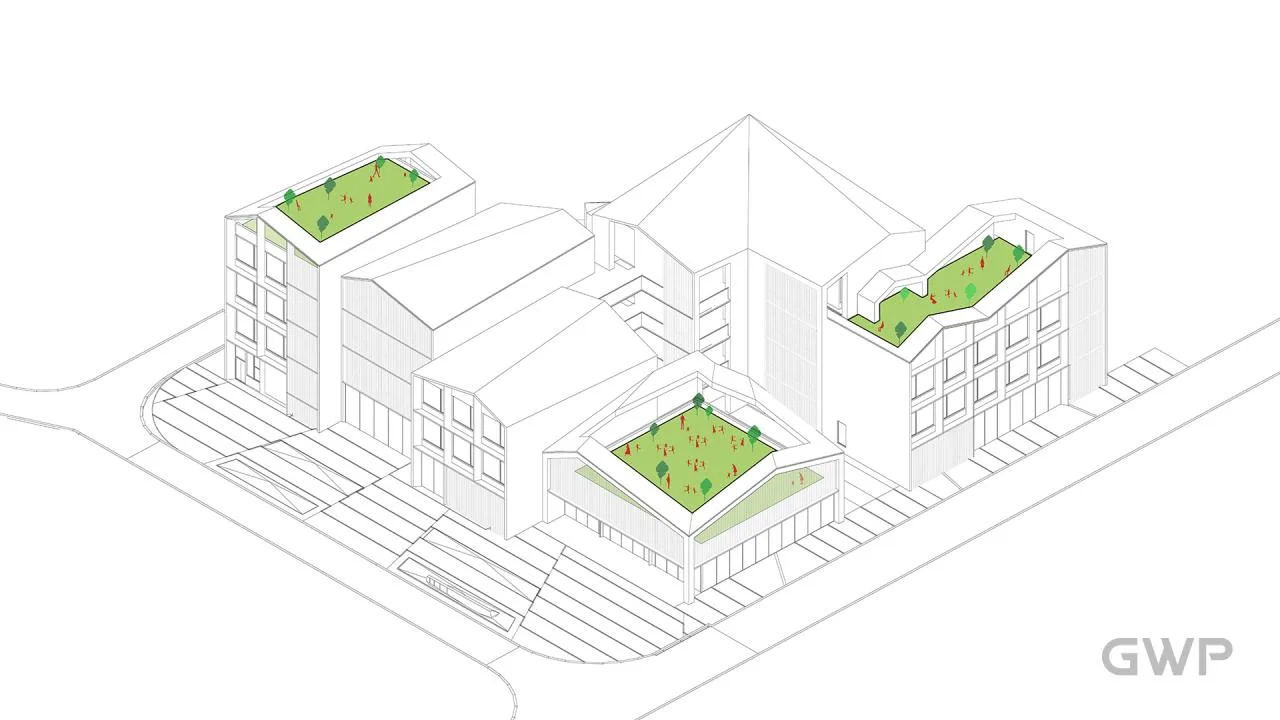 BIM Architecture | Spread Wings in the Wind, Embark on Dreams - Lin'an Fengzhigu International Camp/GWP