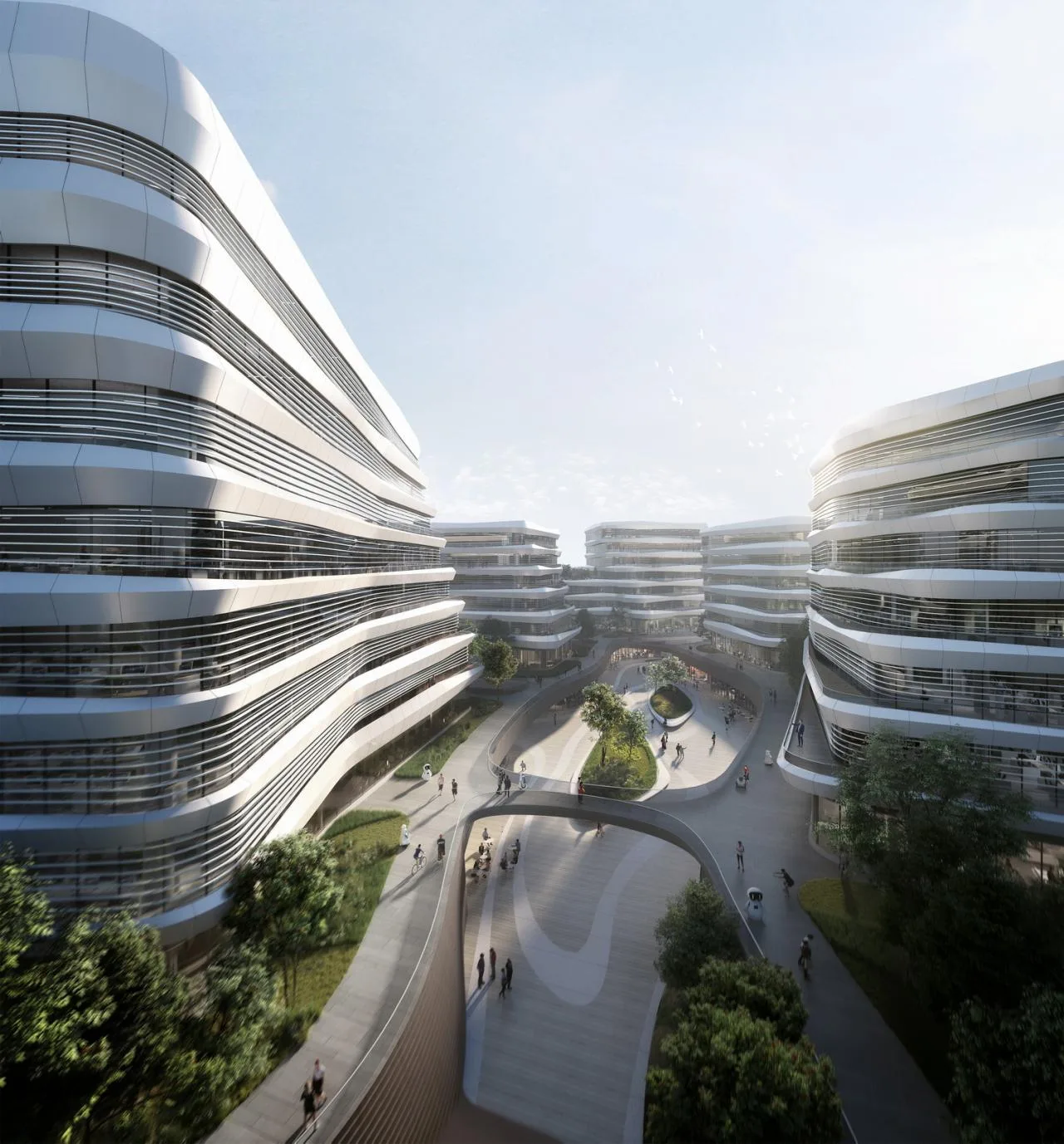 BIM Architecture | Xishan Zhigu - Beijing Collaborative Innovation Park/CAA Architecture Firm