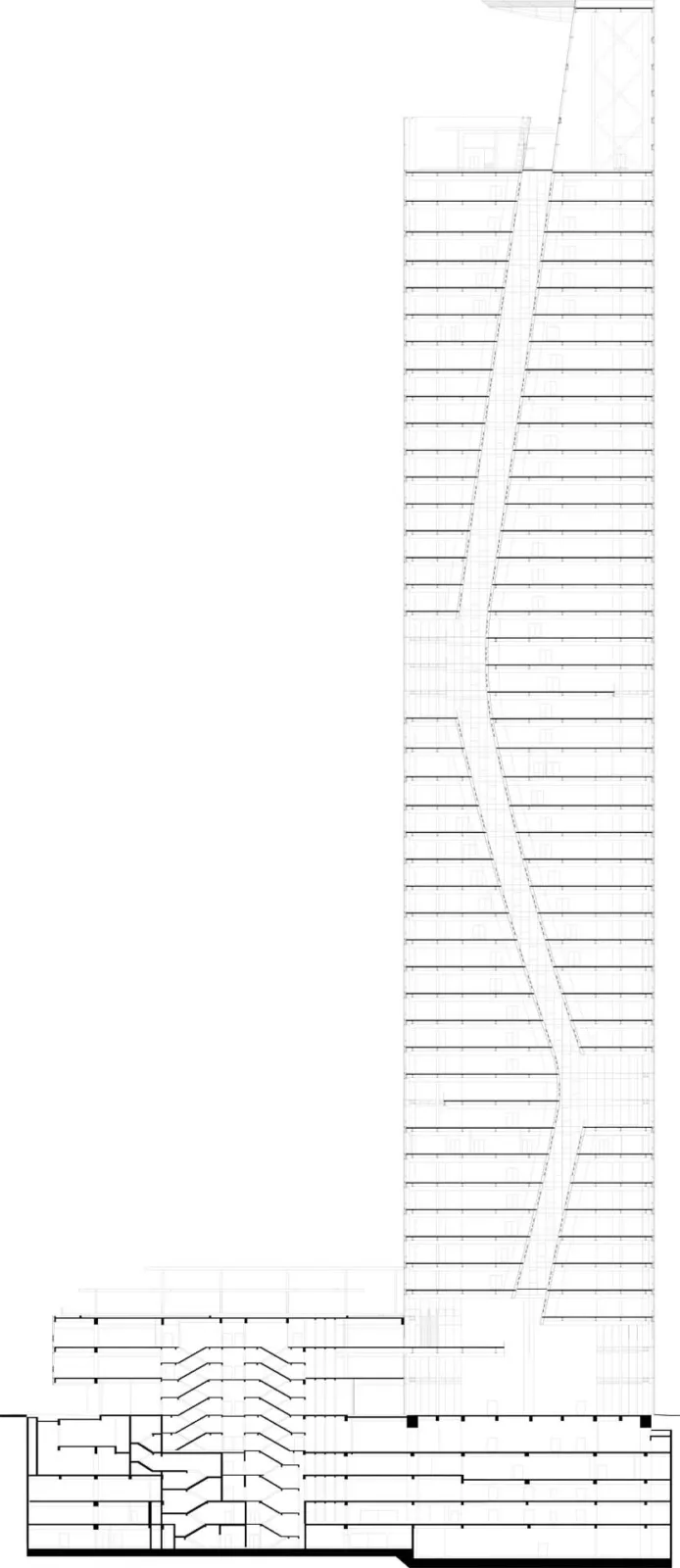 BIM Architecture | Shenzhen Guoxin Securities Building/Studio Fuksas