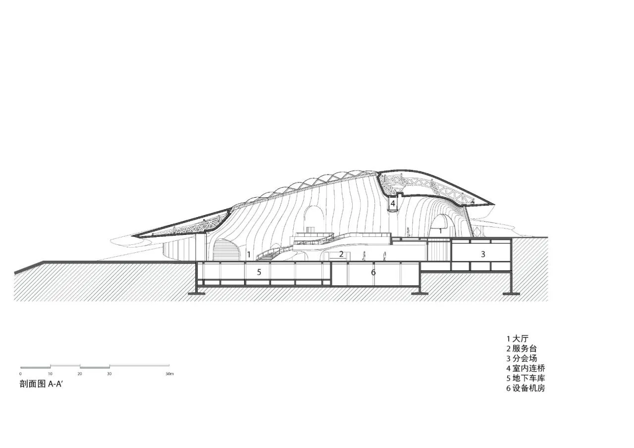 BIM architecture | Tent under the snow capped mountains | MAD design permanent venue for Yabuli Entrepreneur Forum completed