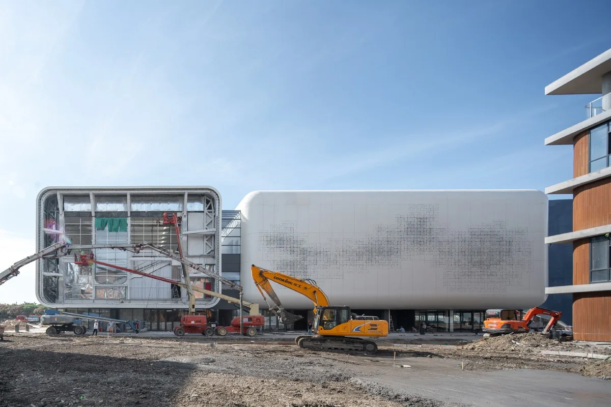 BIM Architecture | Shanghai Qingpu Pinghe Sports Center/OPEN Architecture Firm
