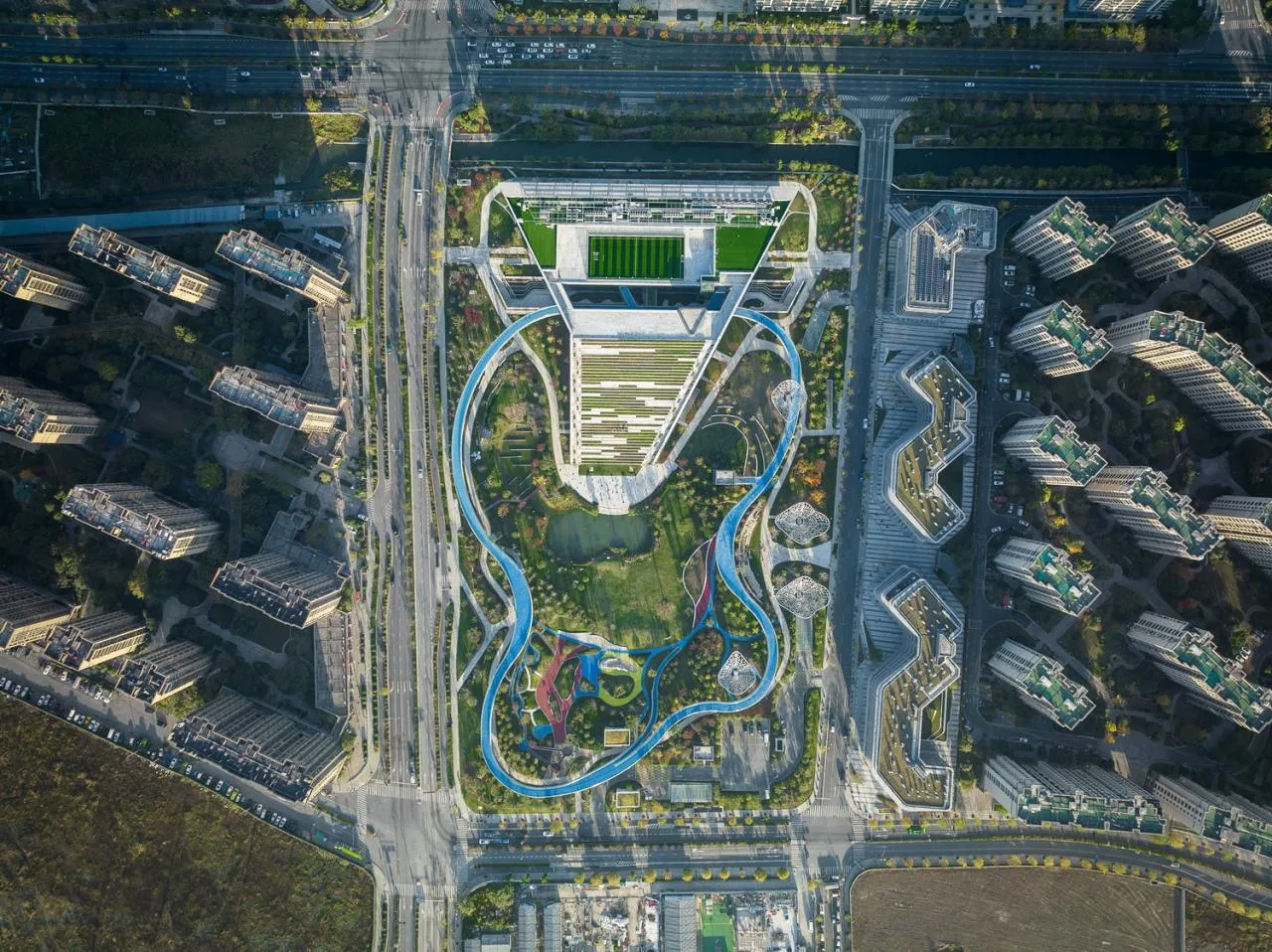 BIM Architecture | Running on Clouds: Hangzhou Li Ning Sports Park Phase I Project/Botao Architecture