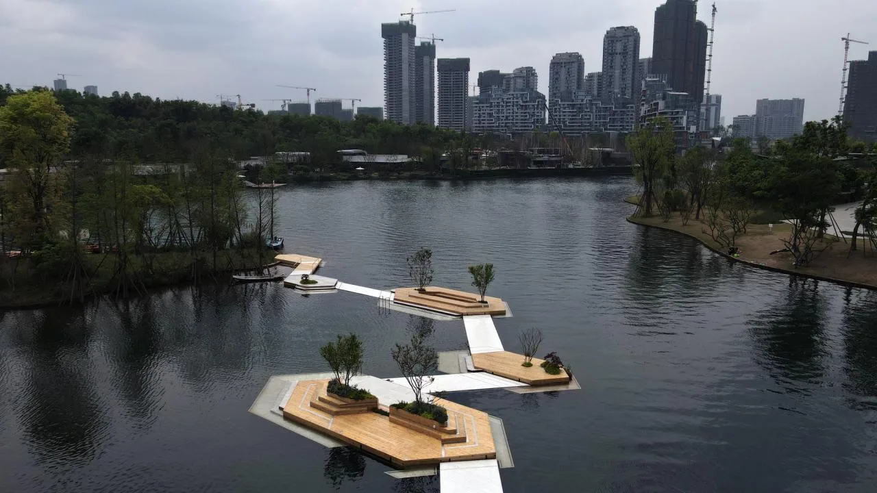 BIM Architecture | Chengdu Luhu Sky Floating Island/unarchitecte