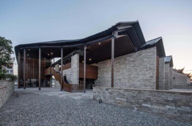 BIM Design for Xiaowufen Village Cultural Hall and Garden Landscape-BIM WORLD