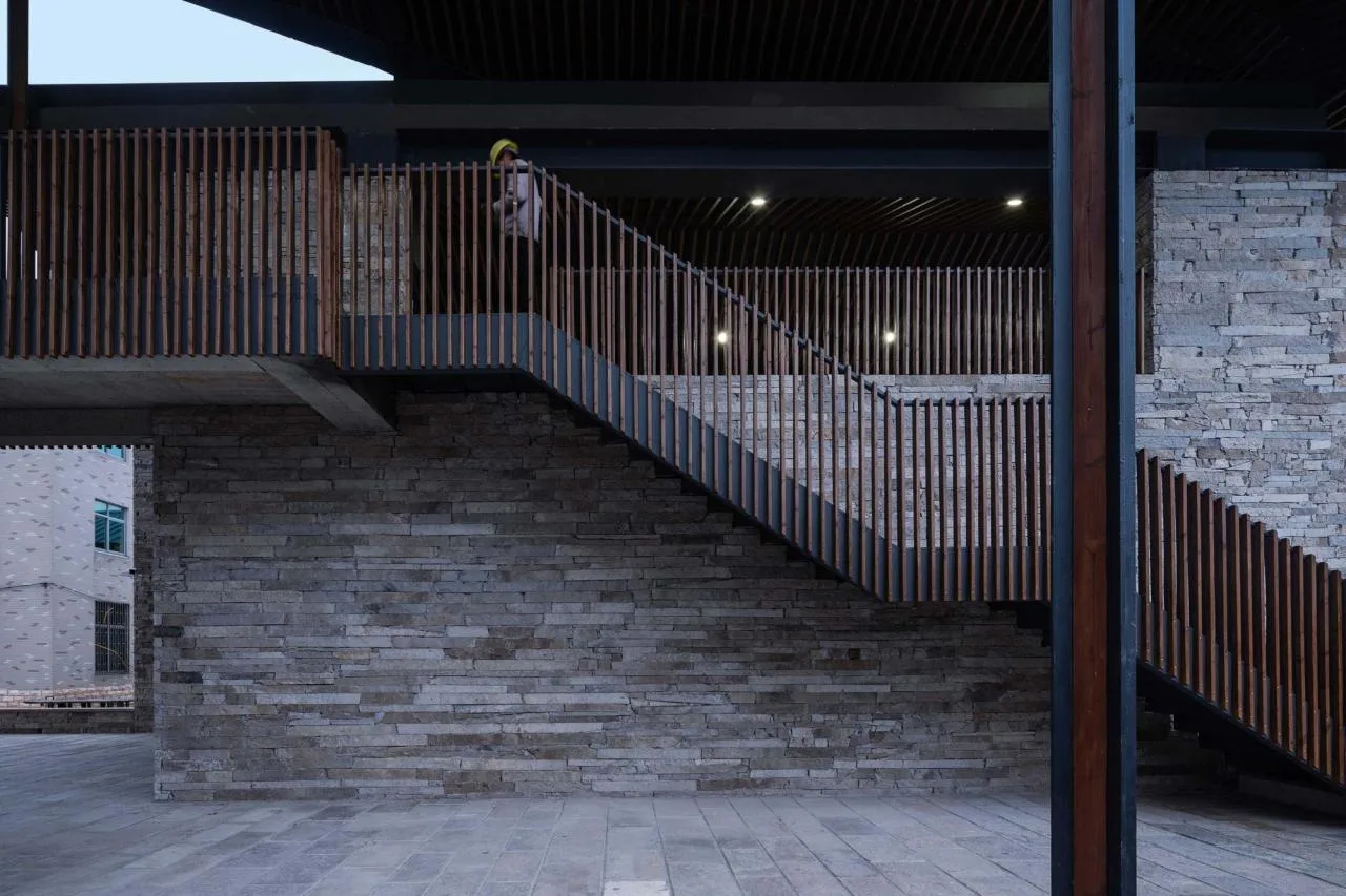 BIM Architecture | Xiaowufen Village Cultural Hall/Garden Architecture Landscape