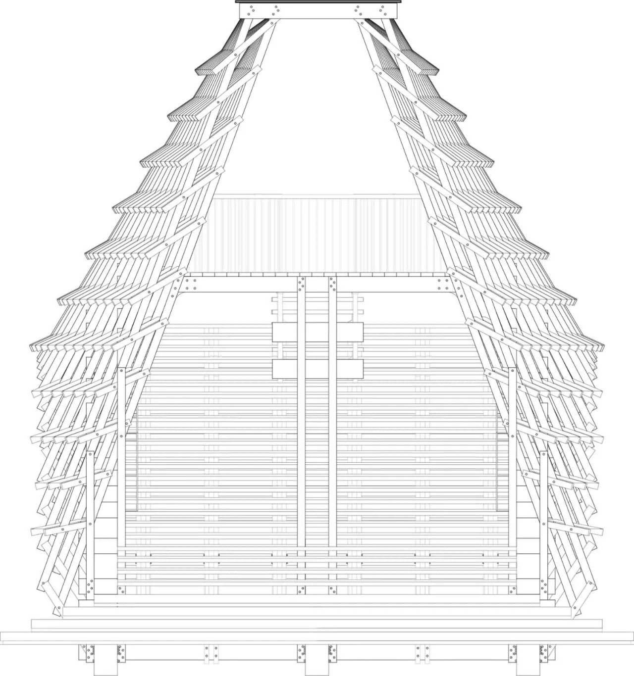 BIM Architecture | Gu Lao Shui Xiang Mu Qiao/Luo Yujie Studio