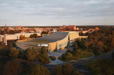 BIM Architecture: Kengo Kuma’s Ceramic Layer Design for CAMERIMAGE European Film Center Competition-BIM WORLD