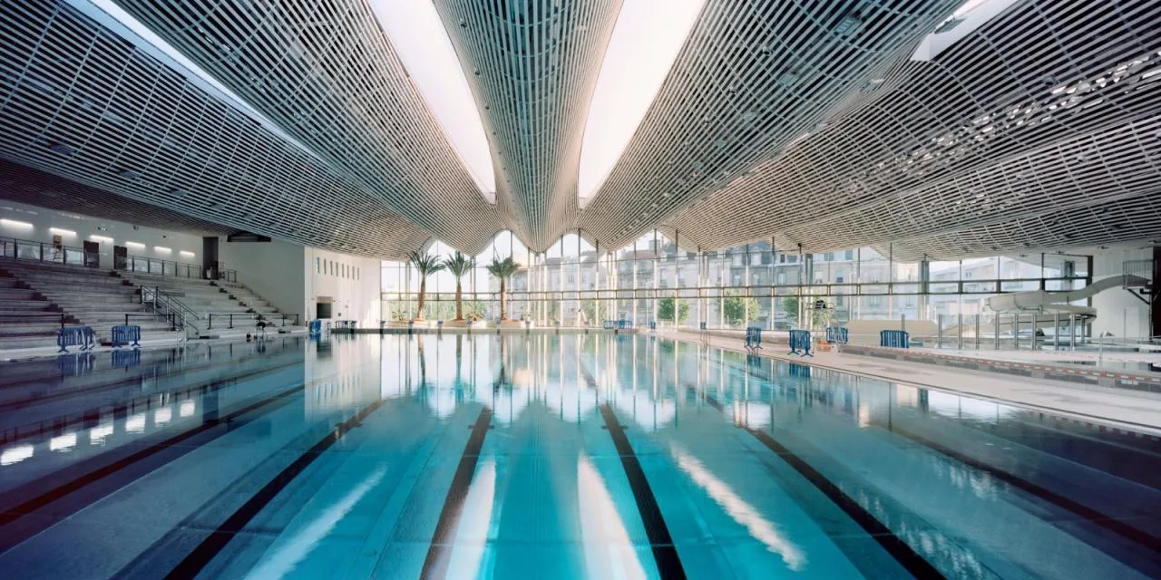 BIM Architecture | Wavy Roofing, UCPA Grand Lance Stadium/Marc Mimram