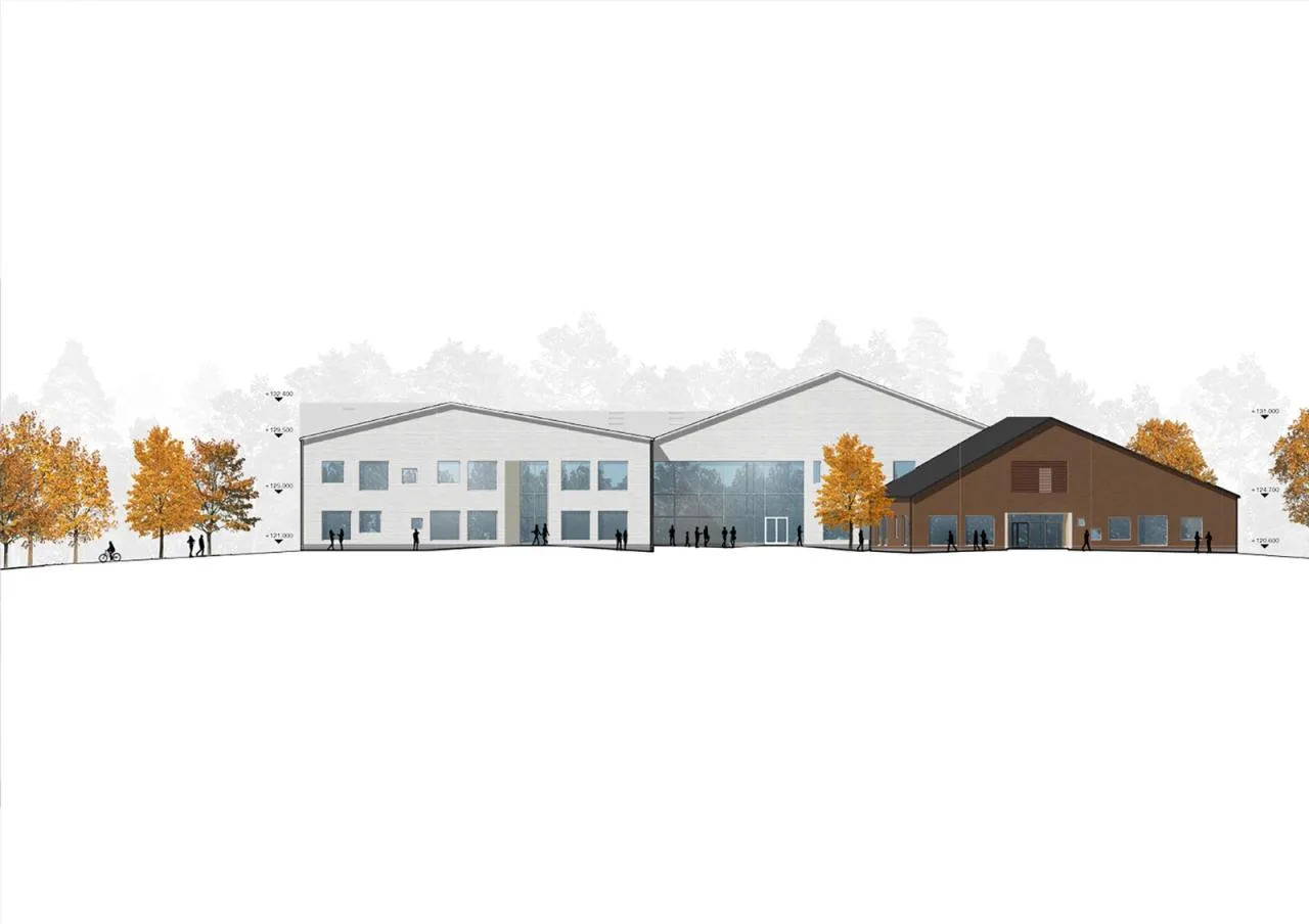 BIM Architecture | Hankasalmi School/Parviainen Architects