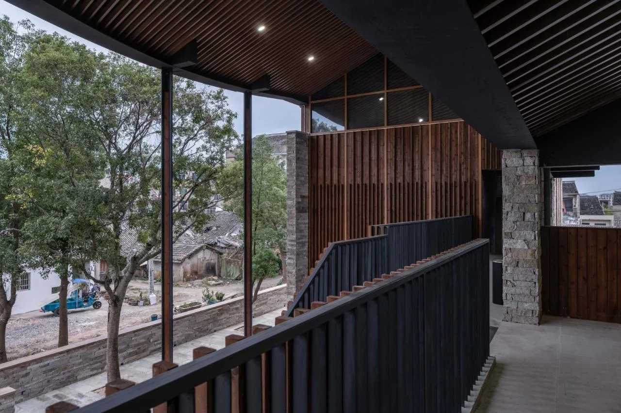 BIM Architecture | Xiaowufen Village Cultural Hall/Garden Architecture Landscape