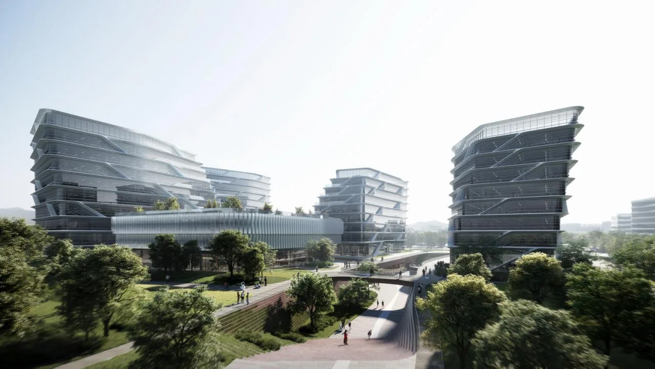 BIM Architecture | Xishan Zhigu - Beijing Collaborative Innovation Park/CAA Architecture Firm