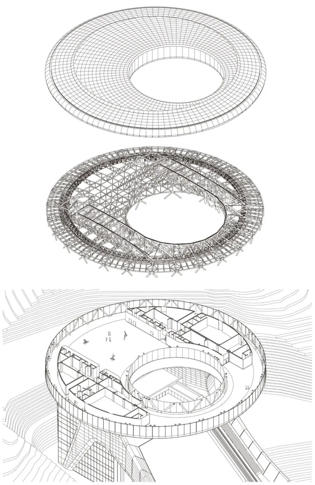 BIM Architecture | National Ski Jumping Center/THAD Tsinghua University Architectural Design and Research Institute