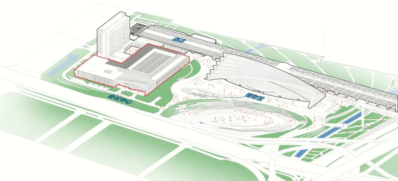 BIM Architecture | Yancheng International Convention Center/Shanghai Dushe Construction Architectural Design Firm
