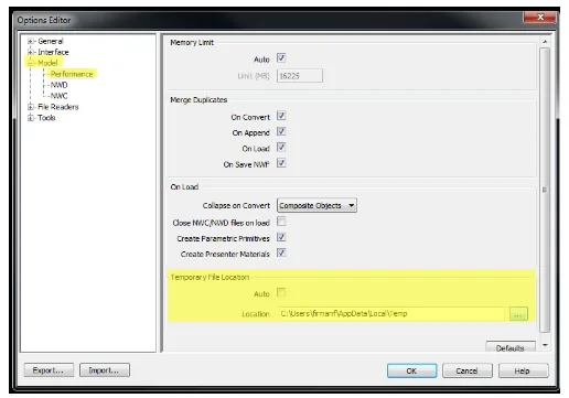 BIM skills | What should I do if navisworks experiences a memory explosion? Out of memory message occurs when executing various tasks/processes in Navisworks
