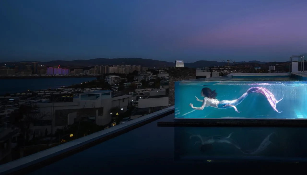 BIM Architecture | 'Breath of the Sea' Dali Green Half Mountain Hotel Renovation Design/Ordinary Design