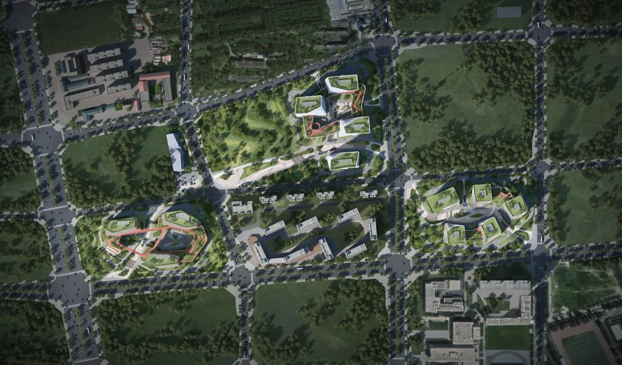 BIM Architecture | Xishan Zhigu - Beijing Collaborative Innovation Park/CAA Architecture Firm