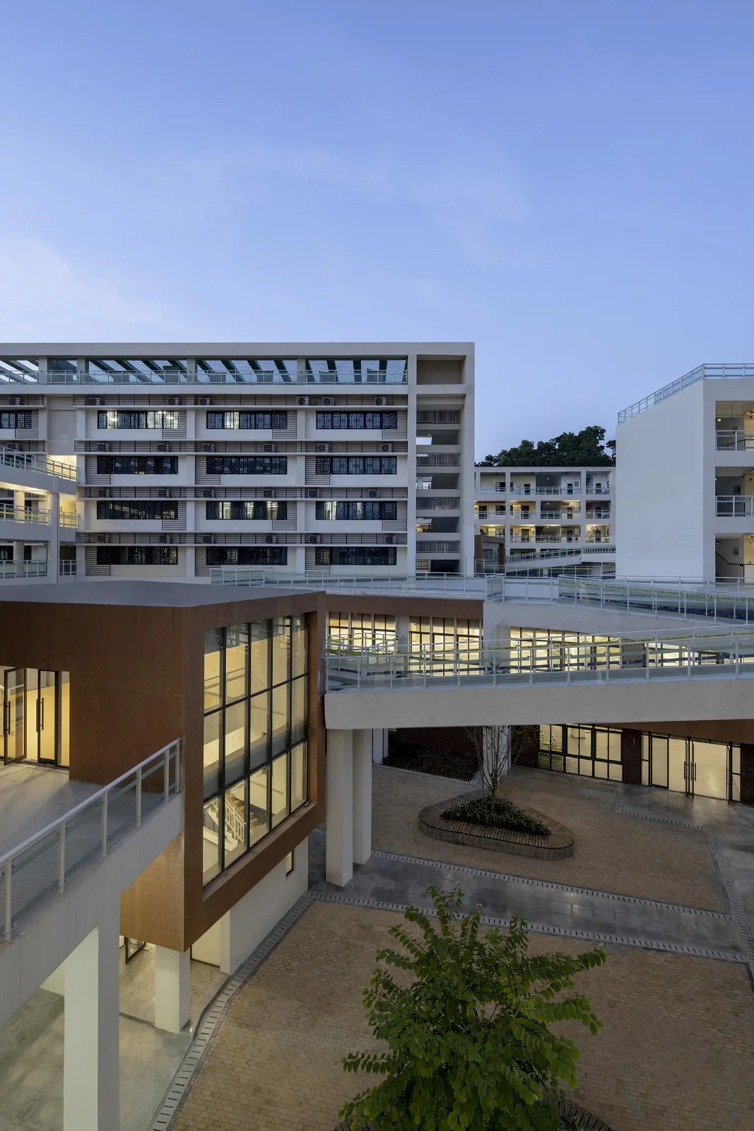BIM Architecture | Phoenix School in Guangming New District, Shenzhen / 'Zhong Zhong + Zhong Bo Bo' Studio of Shenzhen University Architectural Design and Research Institute