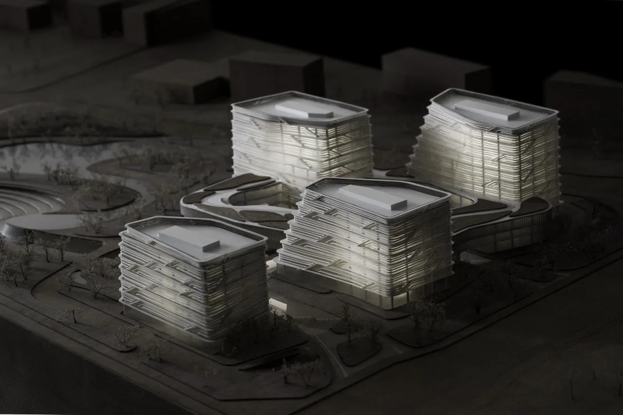 BIM Architecture | Xishan Zhigu - Beijing Collaborative Innovation Park/CAA Architecture Firm