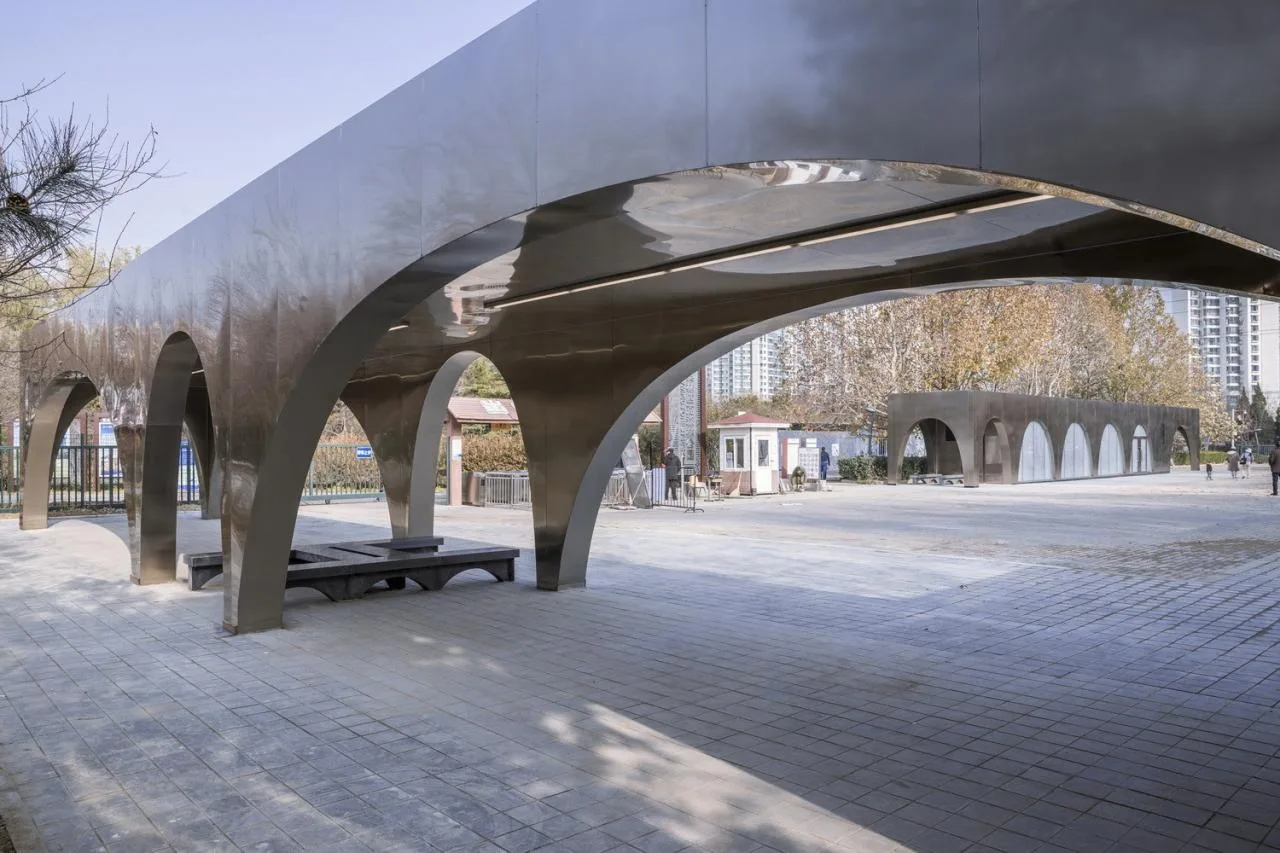 BIM Architecture | Beijing Olympic Forest Park Runner Service Station/TEMP Architectural Design Studio
