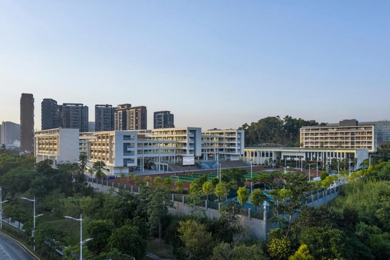 BIM Architecture | Phoenix School in Guangming New District, Shenzhen / 'Zhong Zhong + Zhong Bo Bo' Studio of Shenzhen University Architectural Design and Research Institute