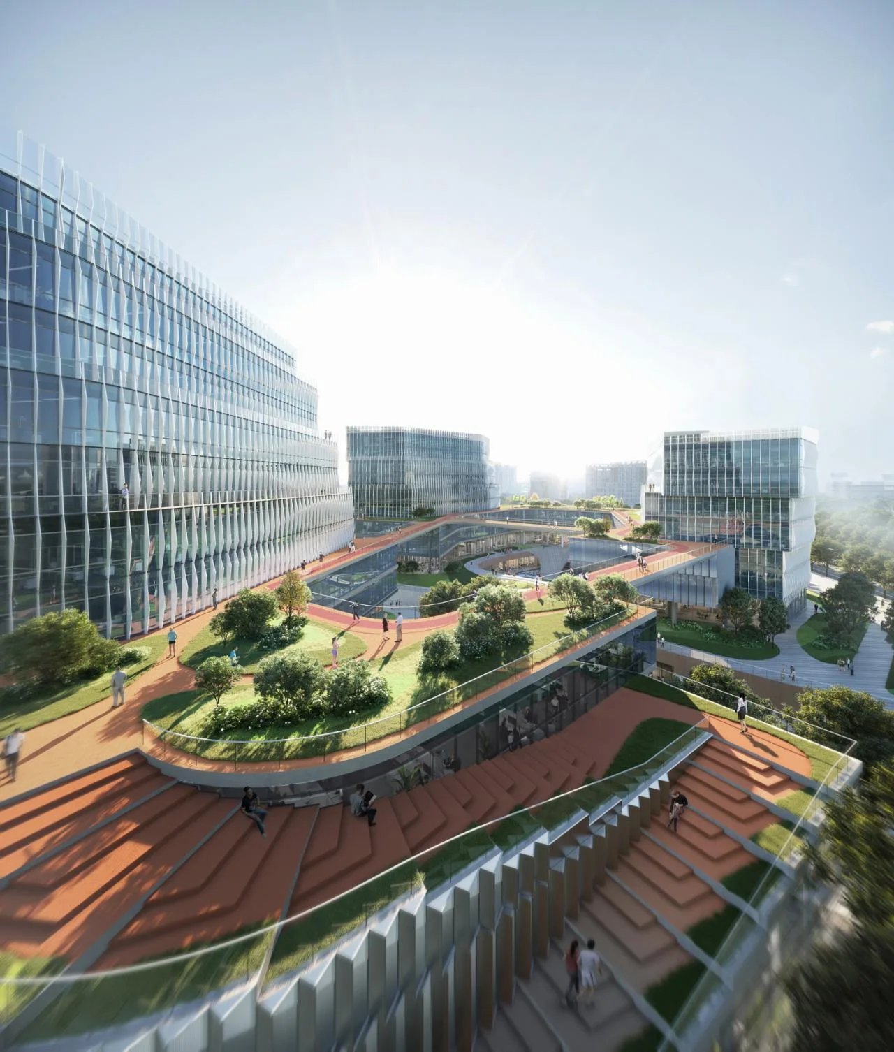 BIM Architecture | Xishan Zhigu - Beijing Collaborative Innovation Park/CAA Architecture Firm