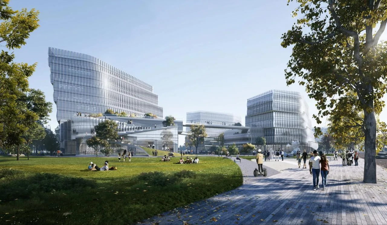 BIM Architecture | Xishan Zhigu - Beijing Collaborative Innovation Park/CAA Architecture Firm